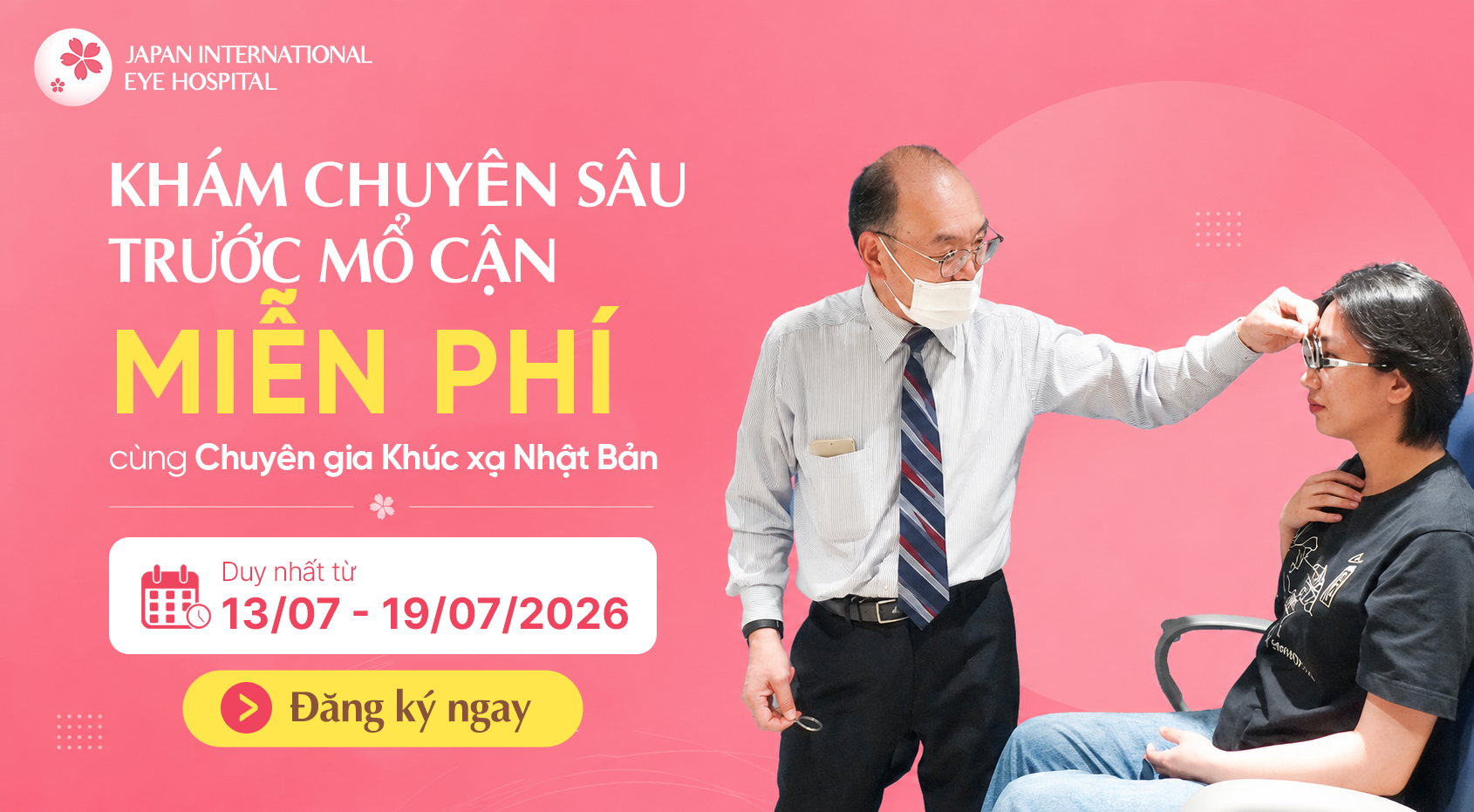 Tuần lễ chuyên gia khúc xạ Nhật Bản - Bệnh viện mắt Quốc tế Nhật Bản