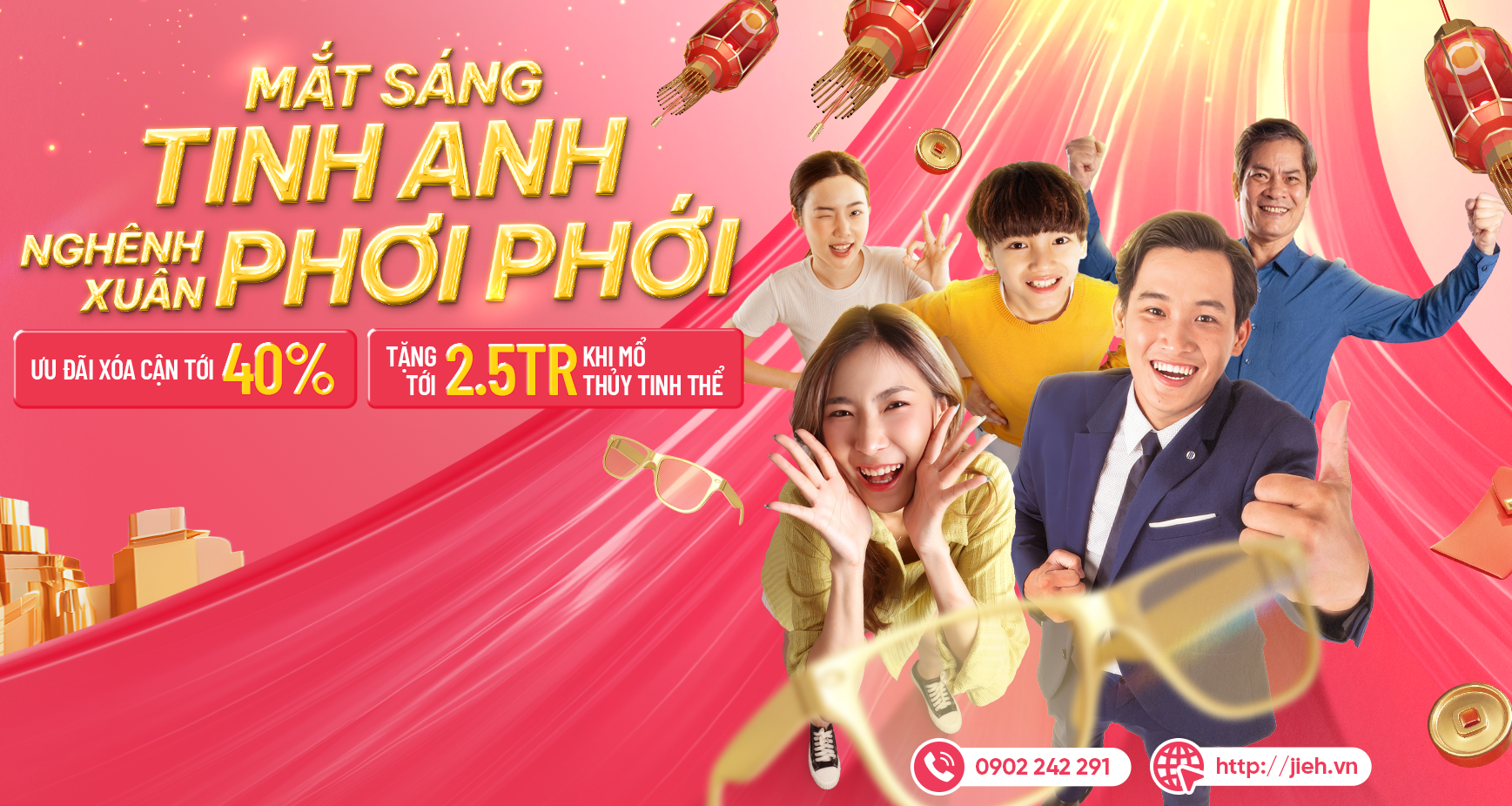 MẮT SÁNG TINH ANH, NGHÊNH XUÂN PHƠI PHỚI VỚI ƯU ĐÃI LÊN TỚI 40%